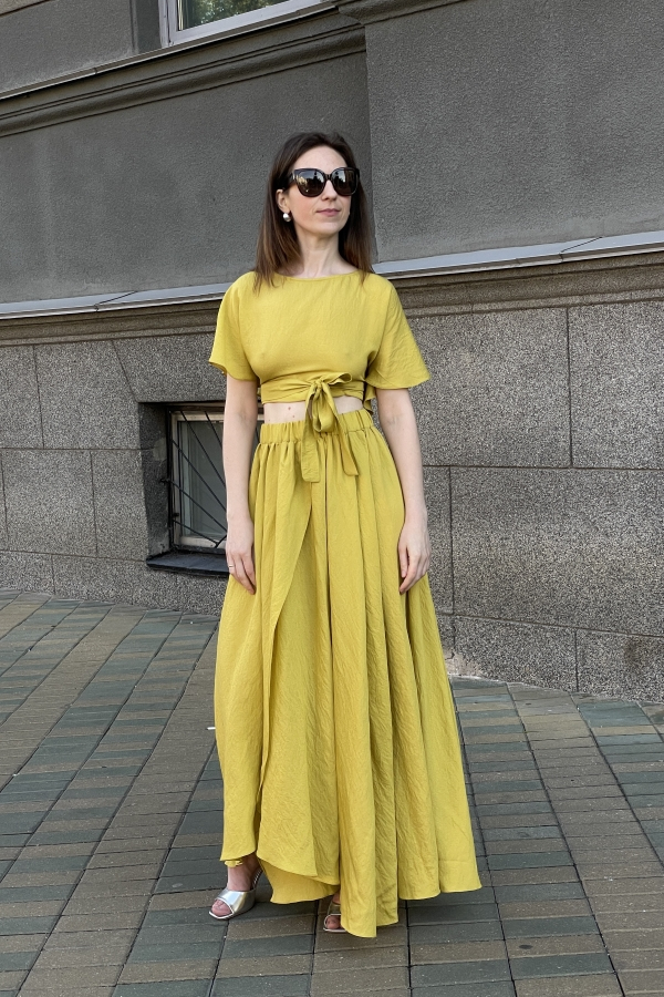 Юбка LOTOS, горчица