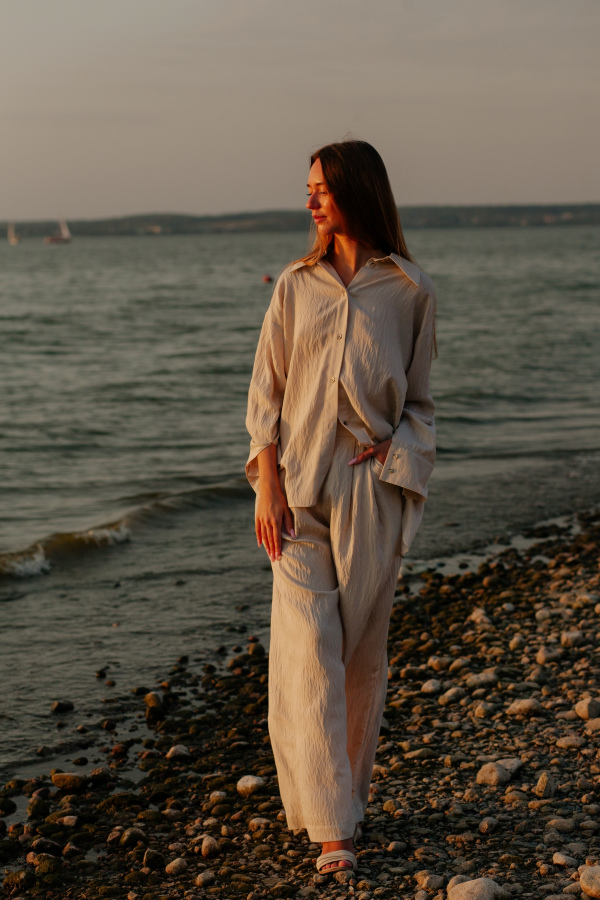 Брюки LOTOS, бежевый